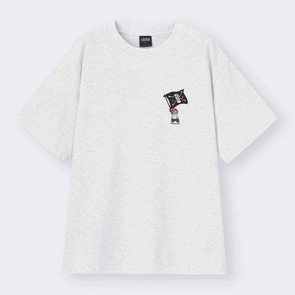 GU×『ONE PIECE』ルフィ＆エースを描いた“名シーン”Tシャツやチョッパーの帽子刺繍ソックス｜写真3