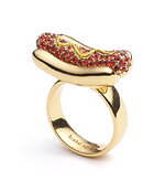 ケイト・スペード夏アクセサリー、ケチャップ＆マスタードのストーン輝くイヤリングやホットドッグリング｜写真14