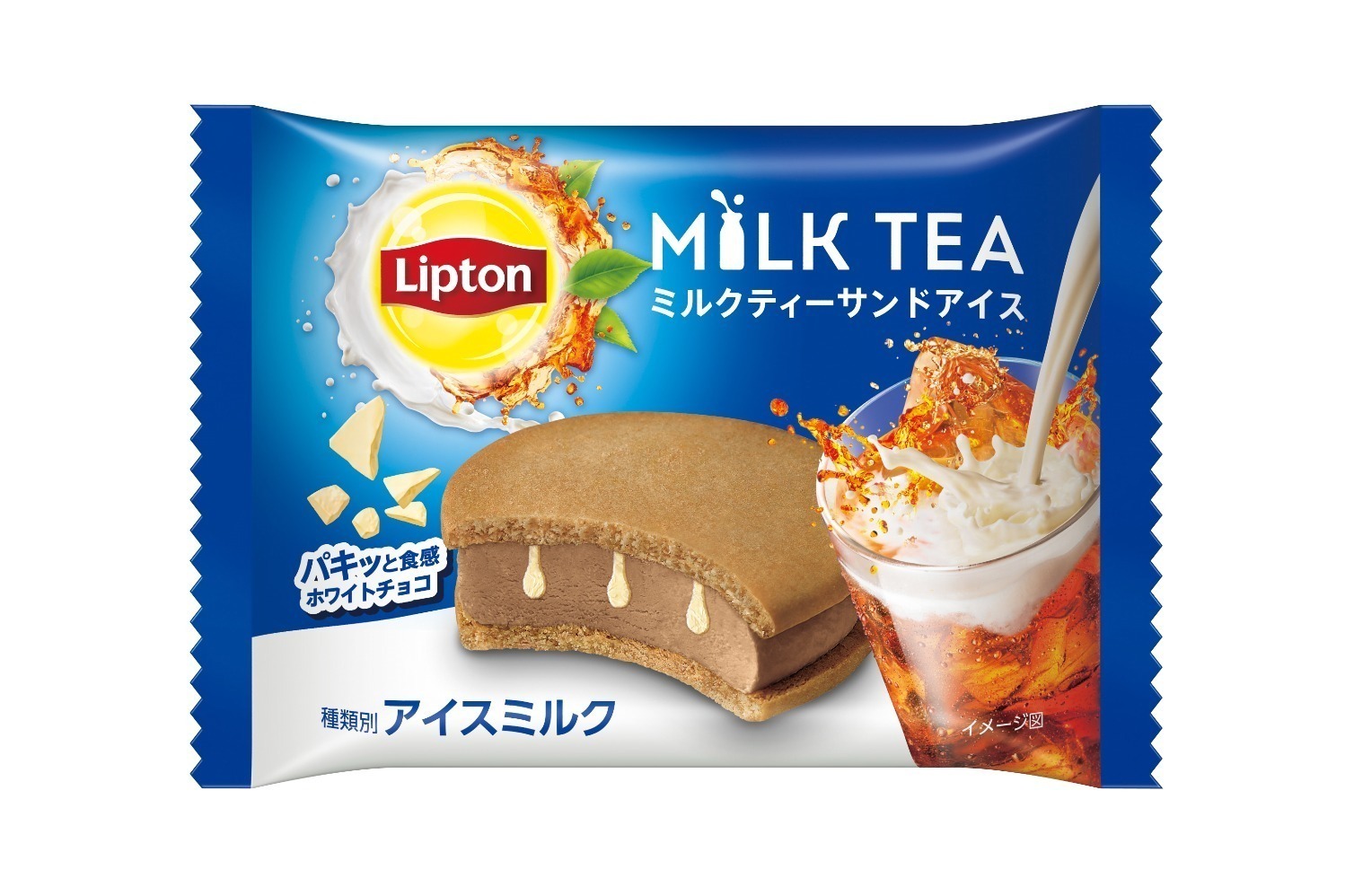 「リプトン ミルクティーサンドアイス」173円