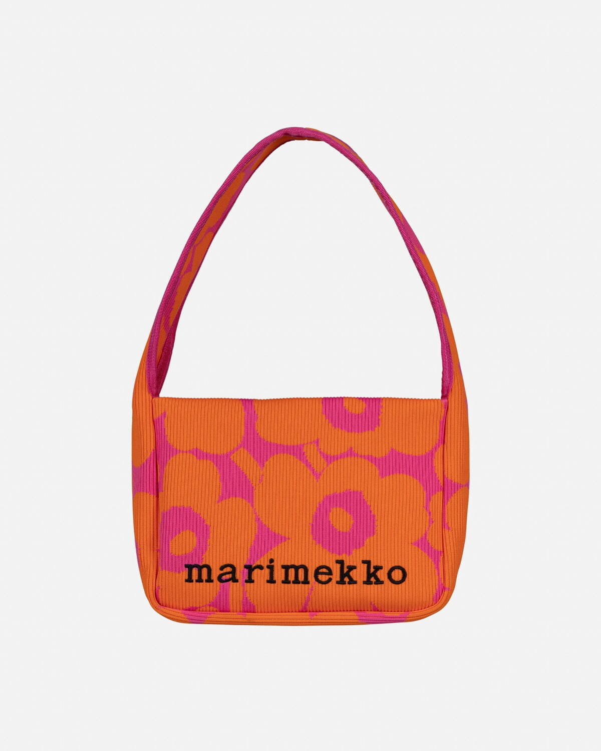 【MARIMEKKO】ウニッコ柄 ニットショルダーバッグ ロゴ刺繍 marimekko マリメッコ ショルダーバッグ Knitted Shoulderbag