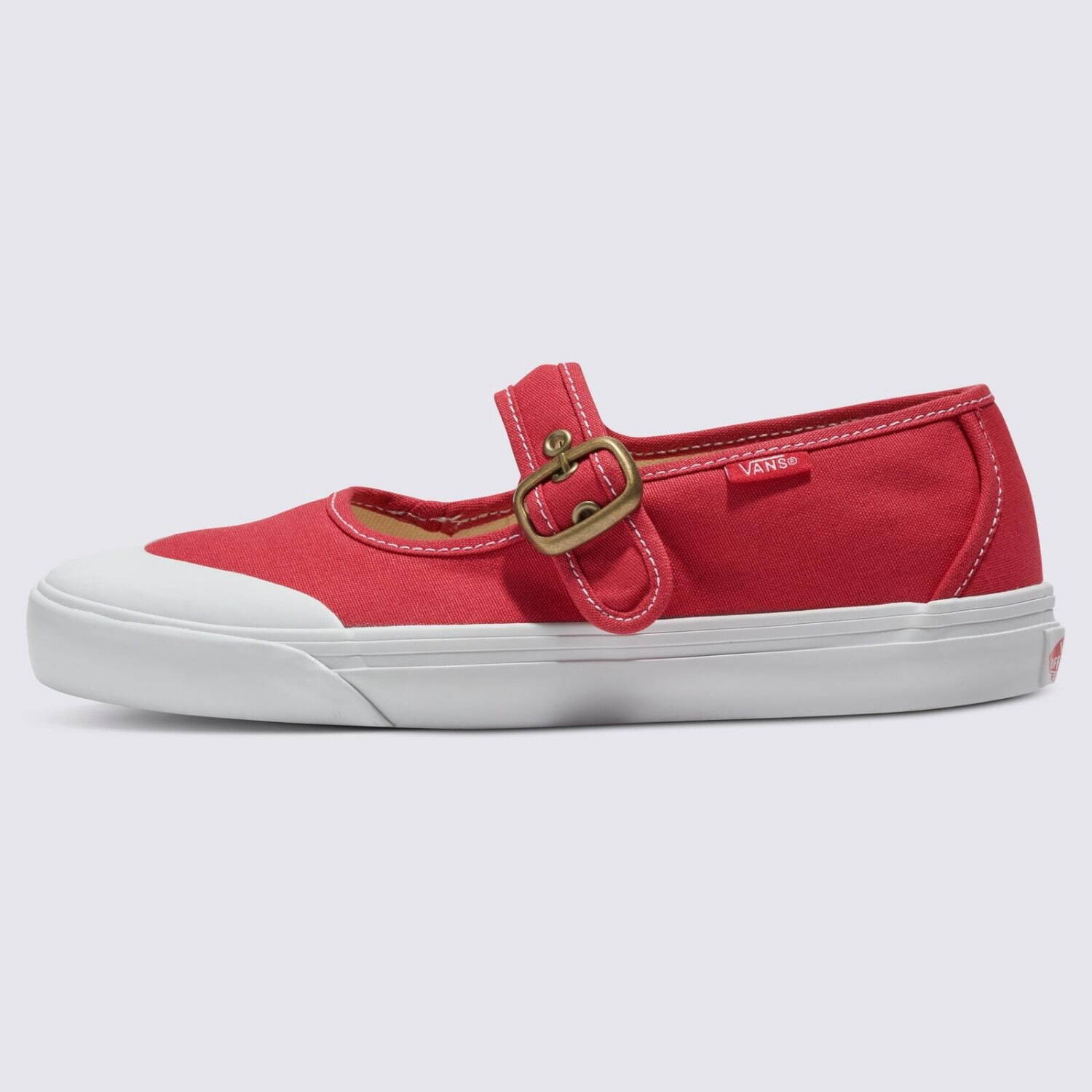 VANSスニーカー「メリージェーン」バックル×丈夫なキャンバス