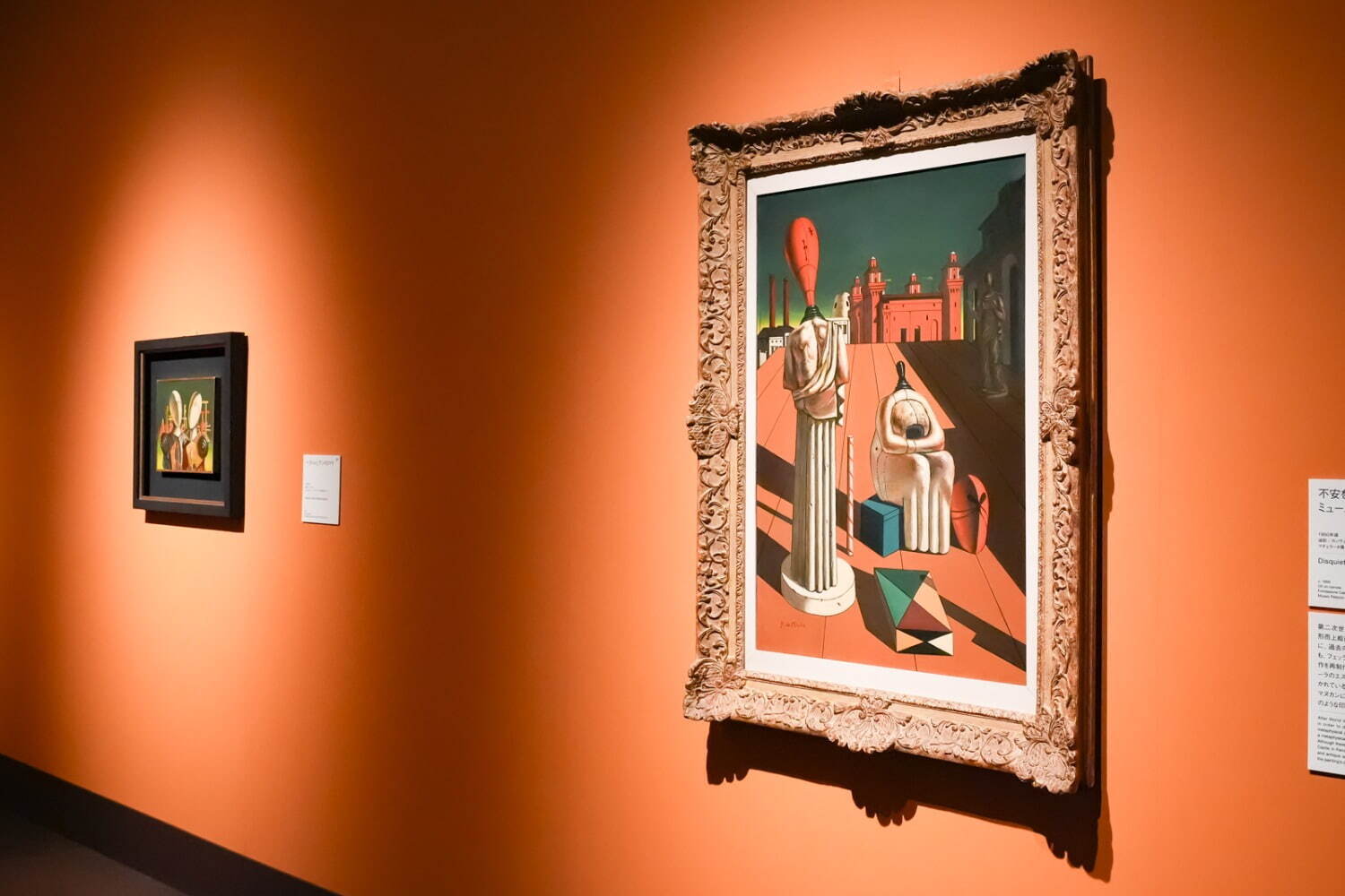 展覧会「デ・キリコ展」 東京都美術館 2024年 展示風景
© Giorgio de Chirico, by SIAE 2024