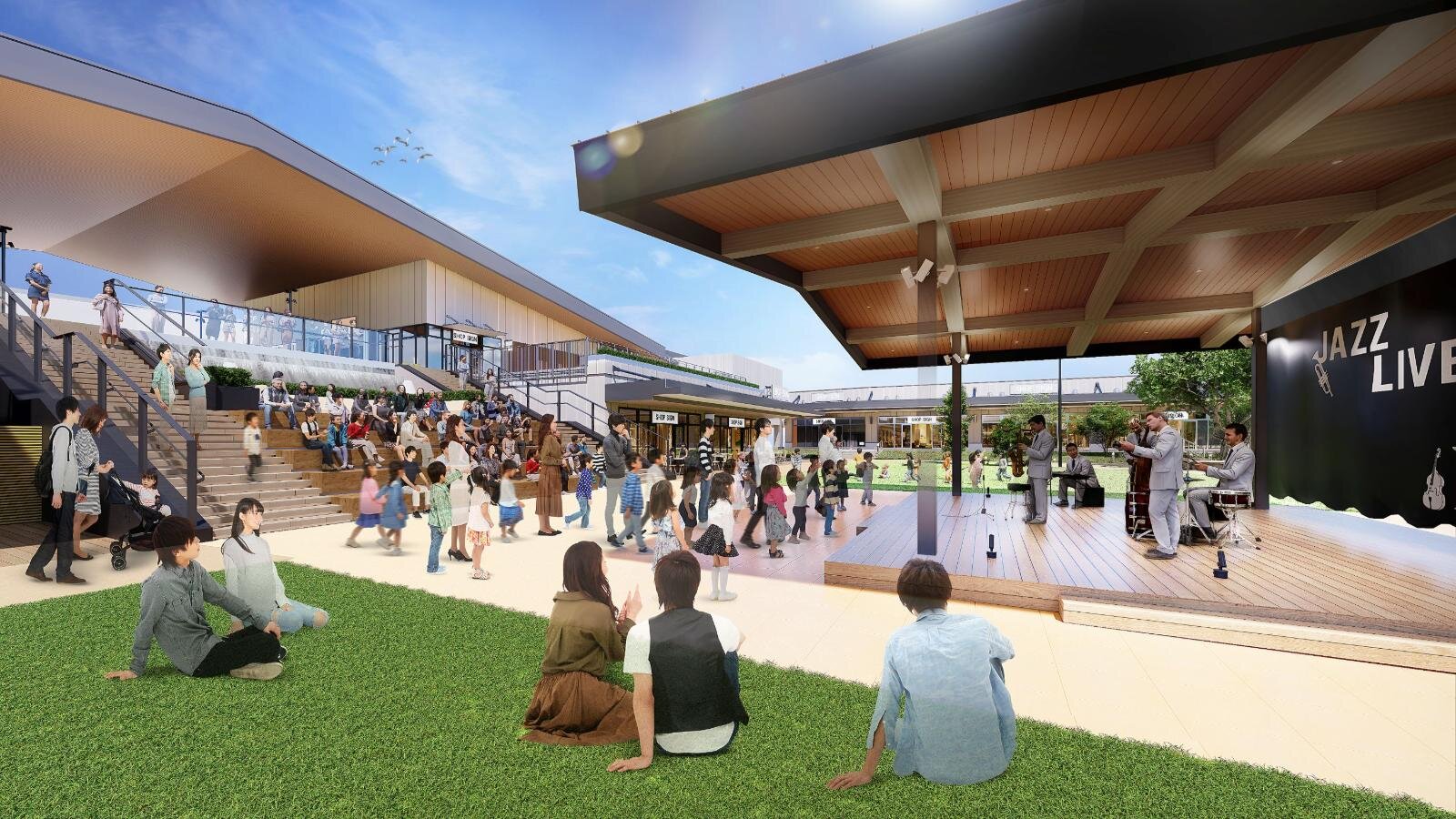 「三井アウトレットパーク 岡崎」愛知県初の本格的アウトレットモール、“市場”のような公園型施設も｜写真13