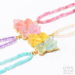 Q-pot.“テディベアグミ型”アクセサリー、ハートをぎゅっとハグするソフトなベアのネックレス｜写真2