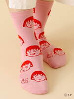 さくらももこ×タビオの靴下、ちびまる子ちゃんの吹き出し刺繍やコジコジ総柄ソックスなど｜写真9
