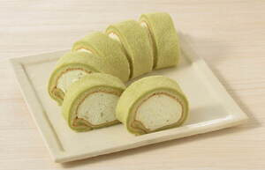 ローソンのずんだ茶寮監修「もち食感ロール」が東北限定で、ずんだシェイク着想つぶつぶ食感クリーム｜写真1