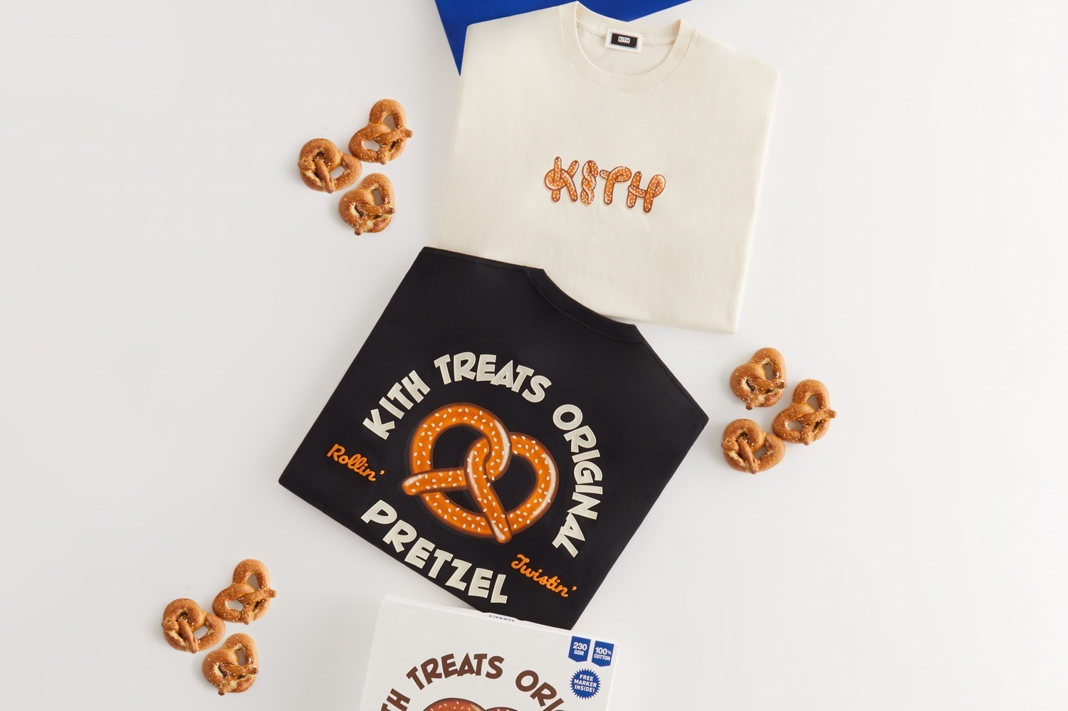 ミルクシェイク｜キス トリーツ トウキョウ、プレッツェル柄Tシャツ＆限定チョコバニラアイスなど