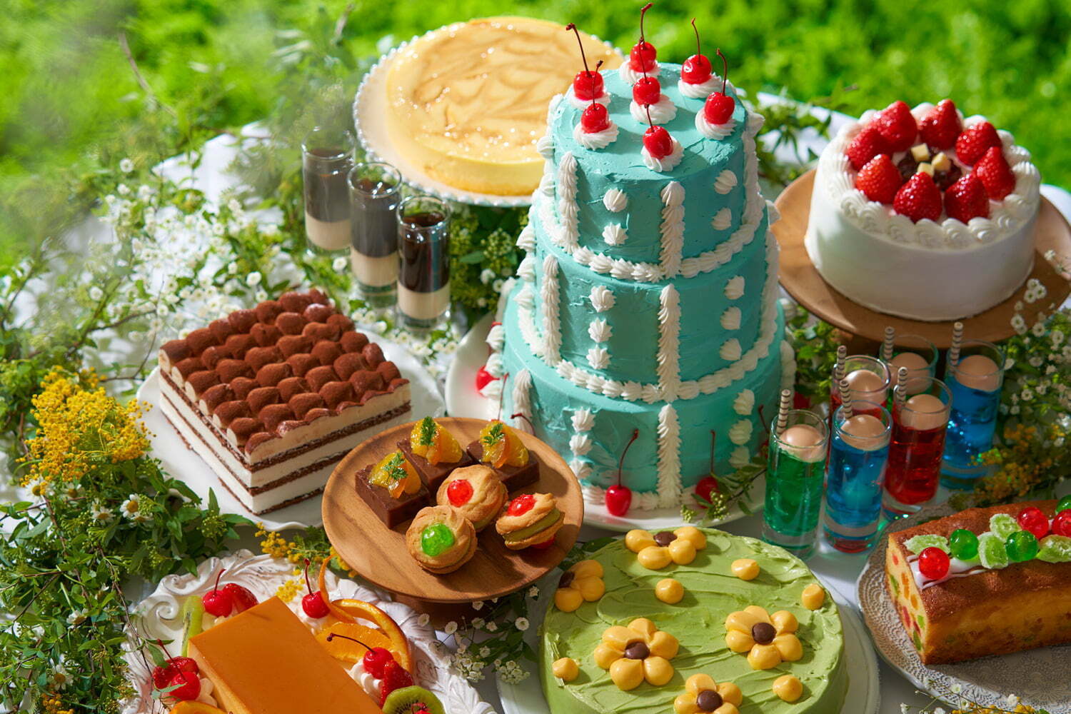 スイーツビュッフェ｜アートホテル大阪ベイタワーの“レトロスイーツ”ビュッフェ、固めプリンやクリームソーダ風ゼリーなど