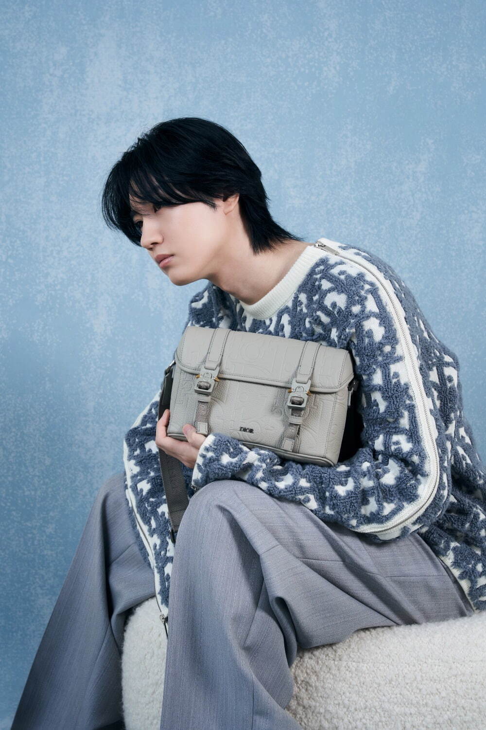 【良品】Christian Diorパテントレザー ボディバッググレー Women's Designer Bags | DIOR