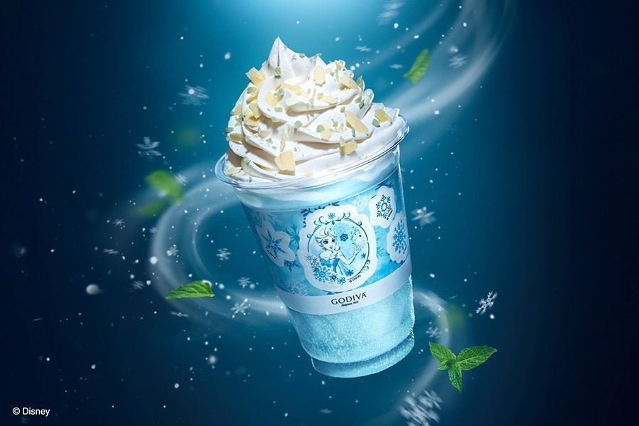 「ショコリキサー フローズンチョコミント」アナ雪イメージ