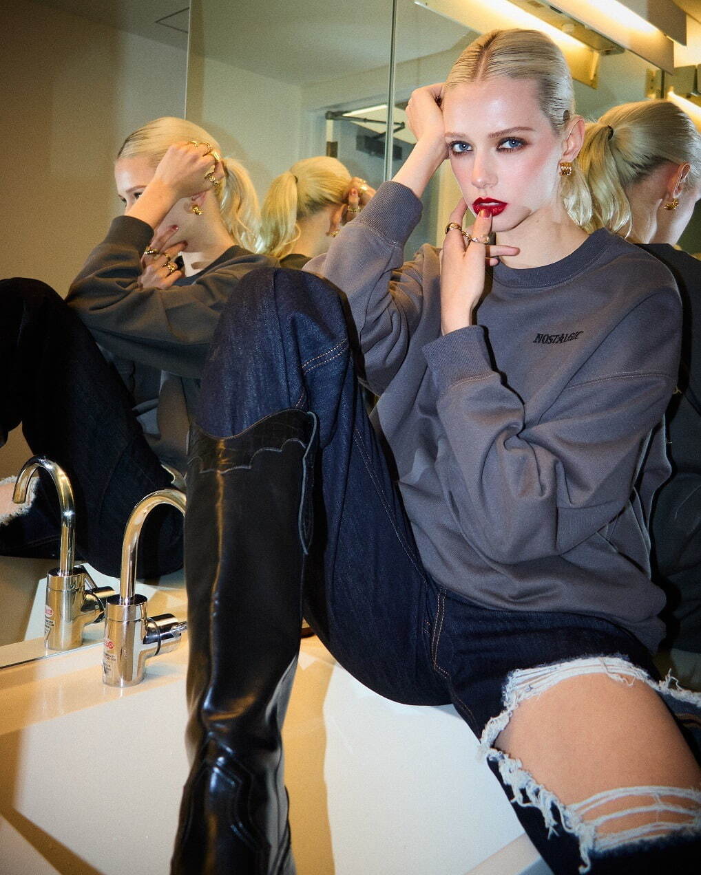 エヴリス(EVRIS) 2024-25年秋冬ウィメンズコレクション  - 写真13