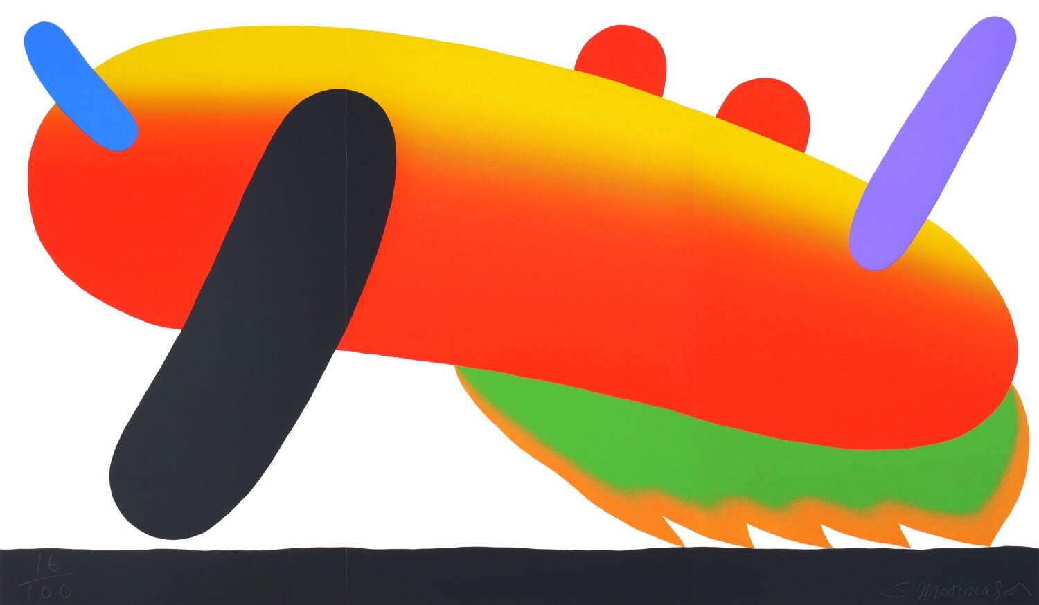 元永定正 《あいんしゅたいん》 1986年 徳島県立近代美術館蔵