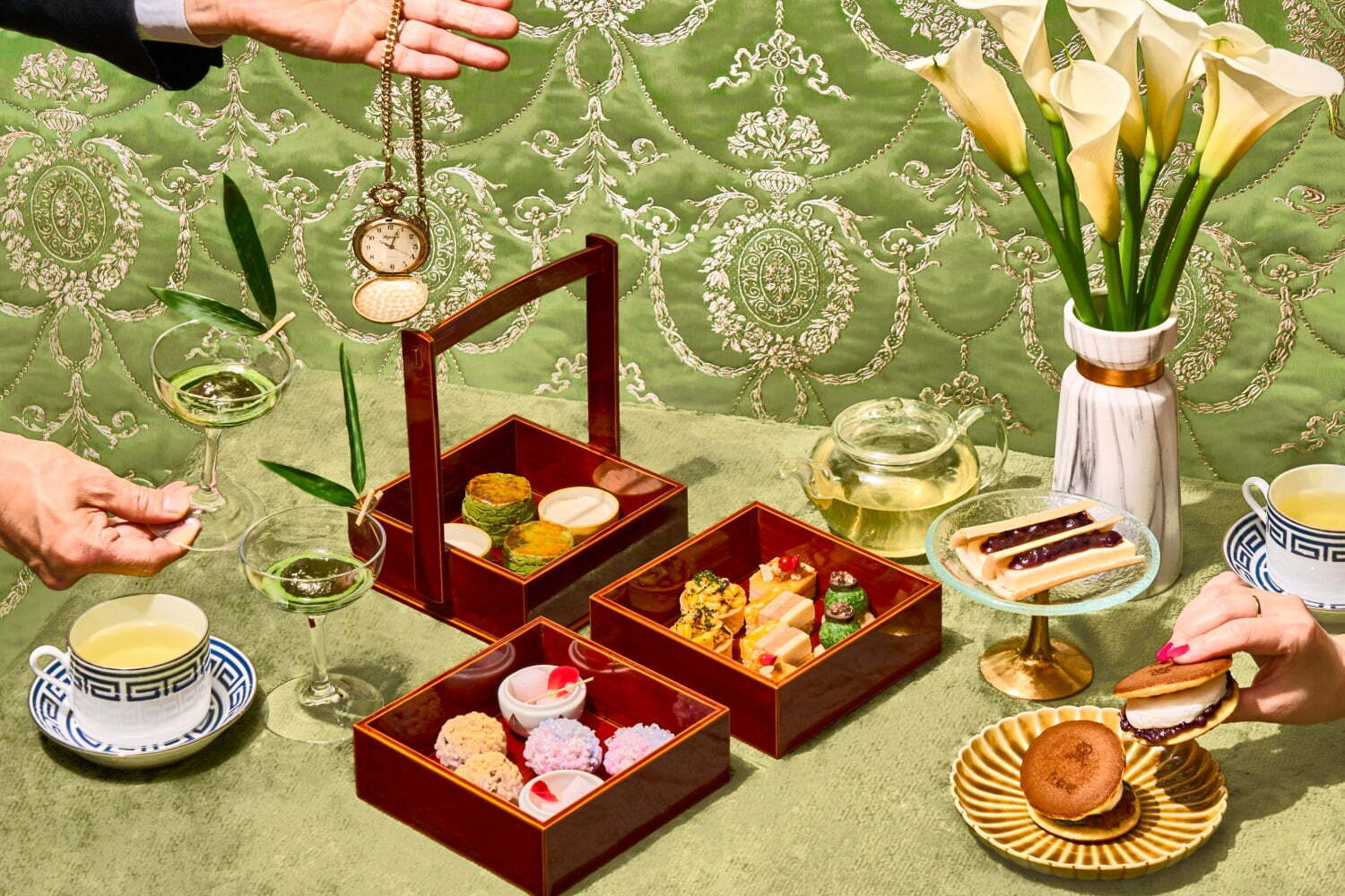 セント レジス ホテル 大阪×和菓子店「たねや」アフタヌーンティー、“賞味期限1分”わらび餅など