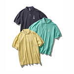 マウンテンリサーチxサイベーシックスのポロシャツ、森の動物＆サイの刺繍入り｜写真7