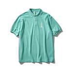 マウンテンリサーチxサイベーシックスのポロシャツ、森の動物＆サイの刺繍入り｜写真5