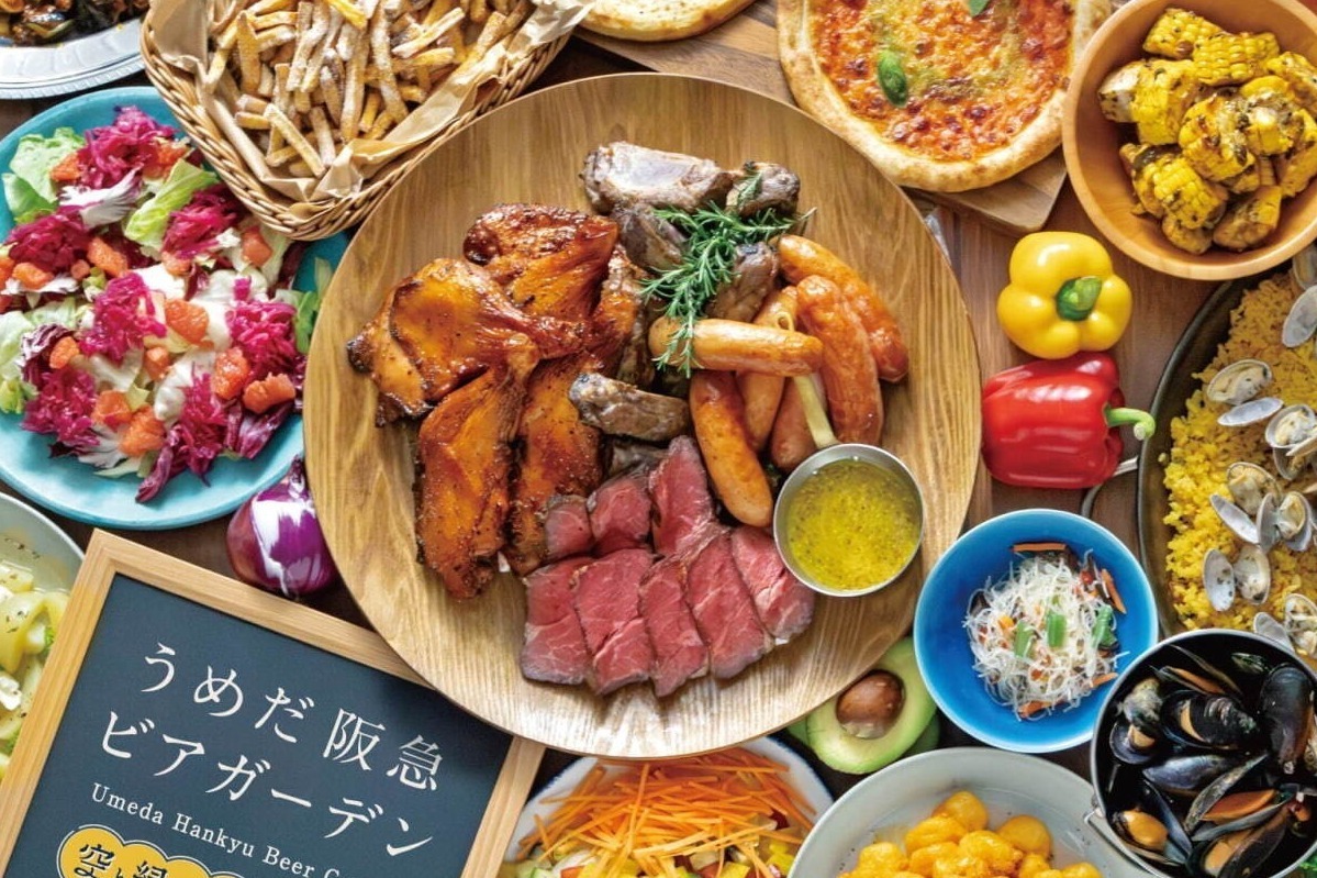 ステーキ｜2024夏ビアガーデン特集＜関西編＞大阪などで楽しむビール飲み放題＆屋外BBQプラン