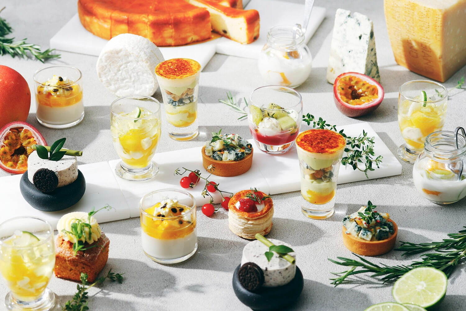チーズ｜ウェスティンホテル東京でチーズづくしのスイーツブッフェ、夏のフルーツ＆野菜を合わせて