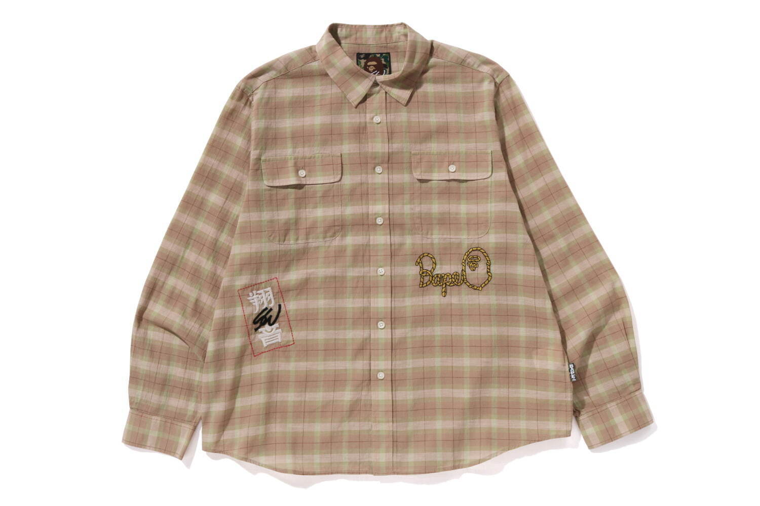 EMBROIDERY CHECK SHIRT 40,700円
