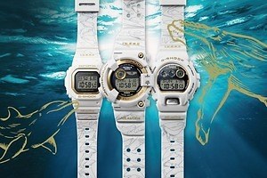 G-SHOCKから“イルカ＆クジラ”モチーフの腕時計、夏らしい爽やかなホワイトボディ | ジーショック