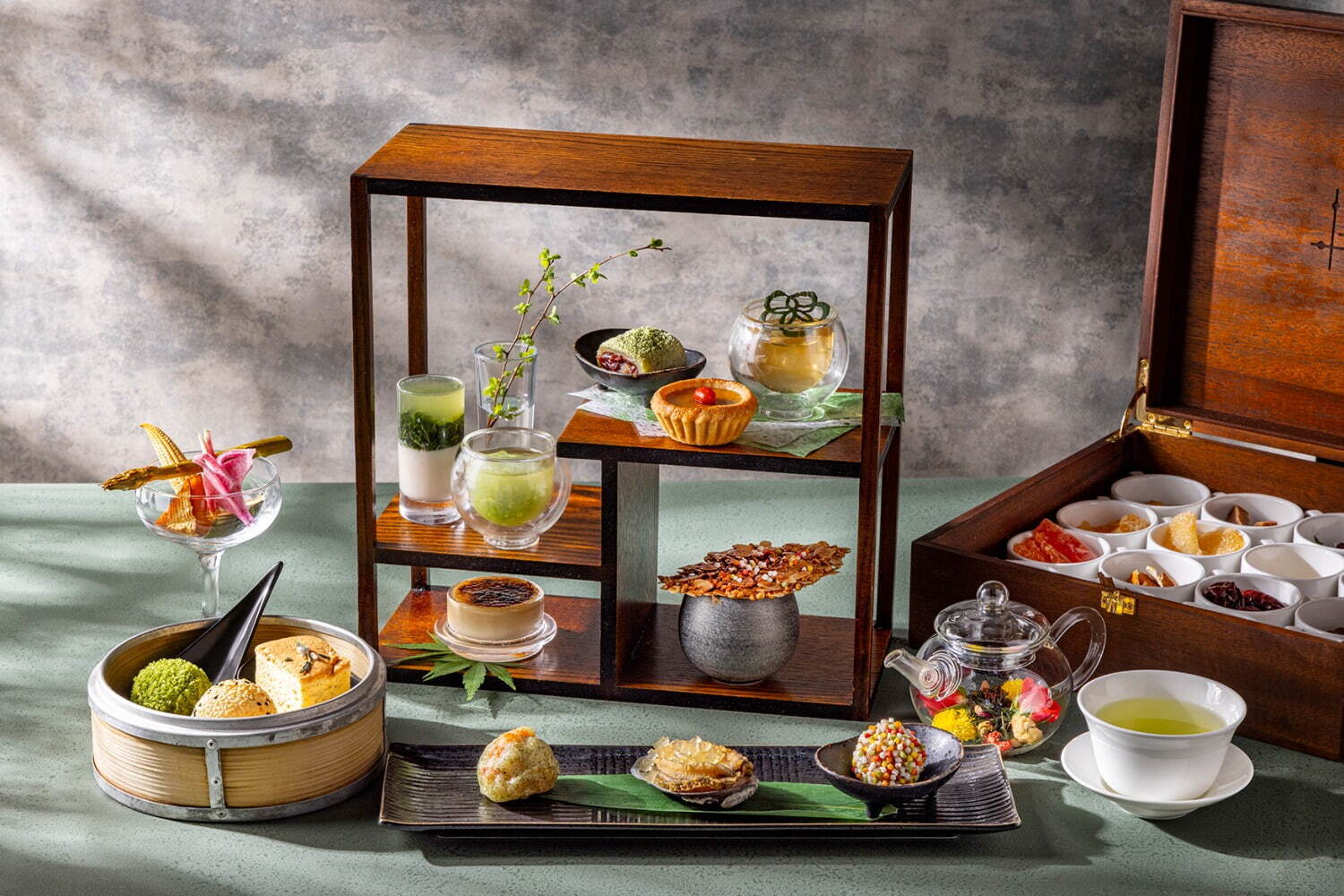 ストリングスホテル東京インターコンチネンタル、“お茶を食べる”お茶づくしの限定アフタヌーンティー｜写真1