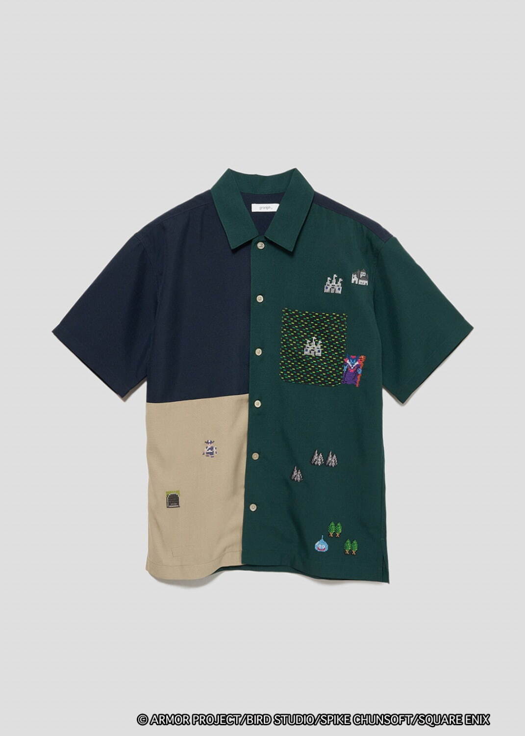 ドラゴンクエスト DQ+g 半袖シャツ ドットフィールド 6,900円