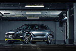 アストンマーティン「DBX707」日本限定SUV、“ネオン輝く高速道路”着想ブラック×ライムグリーン|写真6