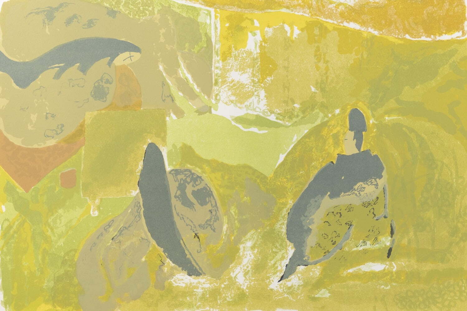 日本画家・髙山辰雄の展覧会が角川武蔵野ミュージアムで -『源氏物語』装幀となった版画作品などを公開