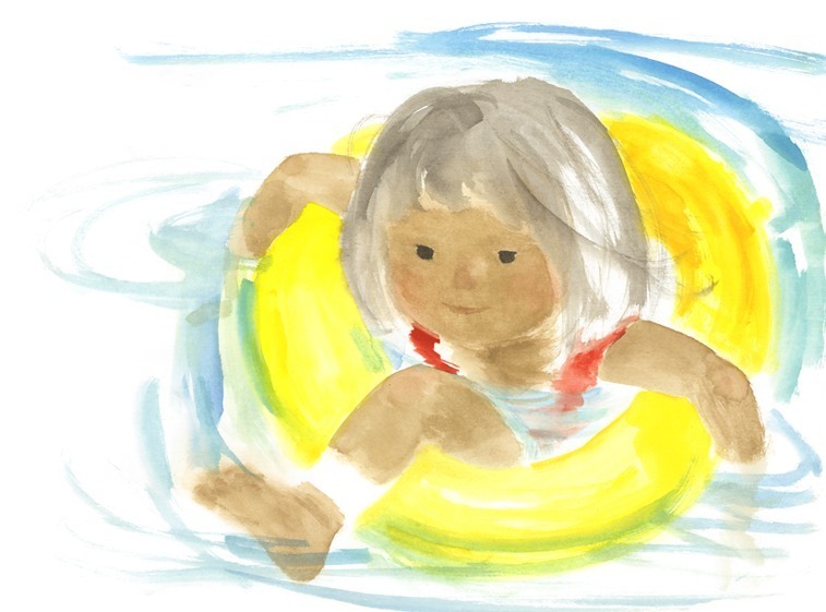 絵本画家・いわさきちひろの展覧会が東京・練馬で、“あそぶ子ども”描いた水彩画など作品集結｜写真4