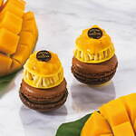 アトリエ ドゥ ゴディバ24年夏、マンゴーのせ贅沢チョコレートのマカロンや“カフェラテ風”タルト｜写真2