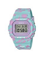 BABY-G×ロキシーのウィメンズ腕時計、角形フォルムに“太陽＆波”のモチーフ｜写真1