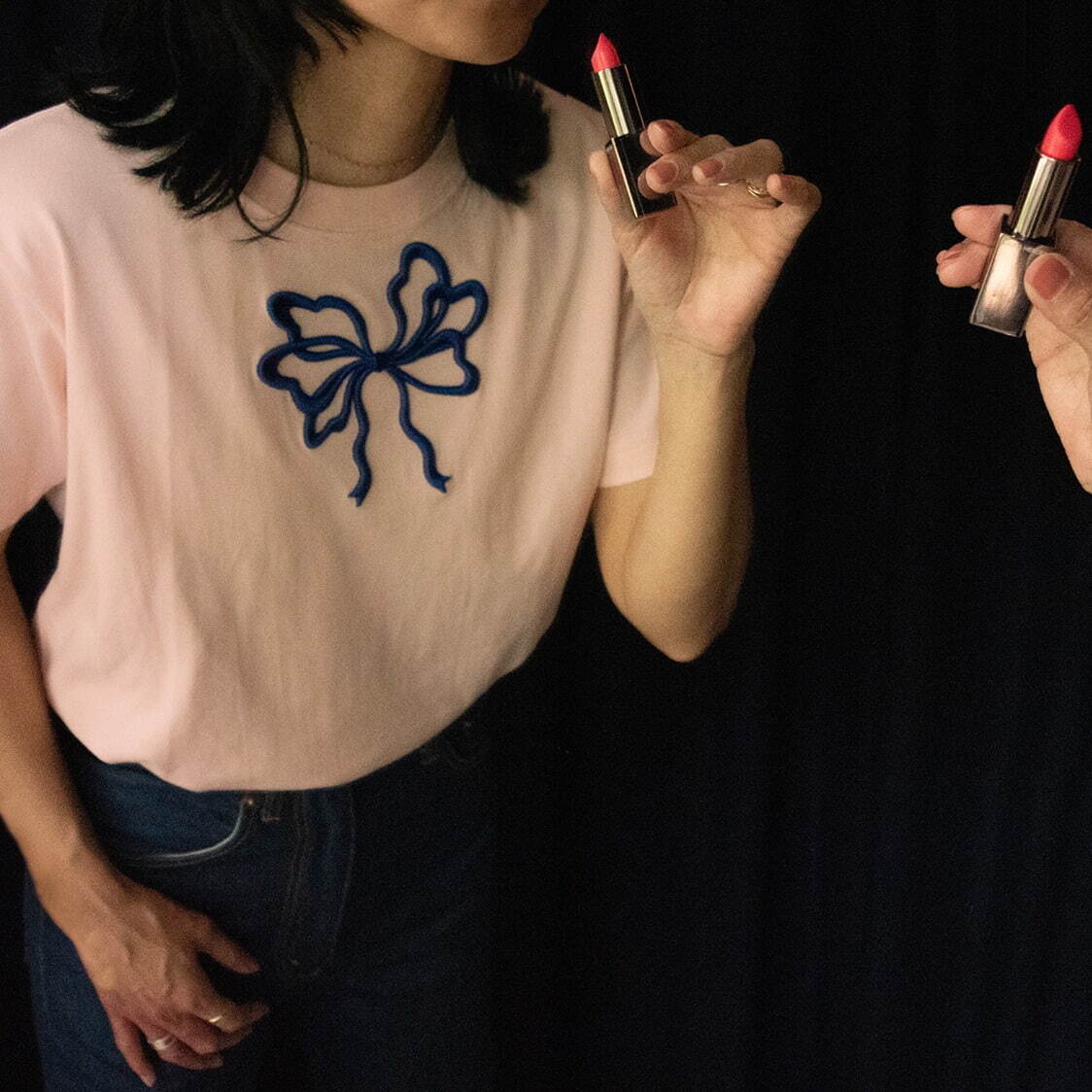 キワンダキワンダのウィメンズTシャツオーダー会、“リボン”や“ハートマーク”の刺繍で｜写真8