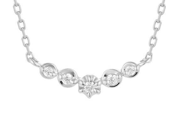 カナル 4℃24年春夏ジュエリー、煌めくダイヤモンド配したシルバーのネックレスやピアスなど