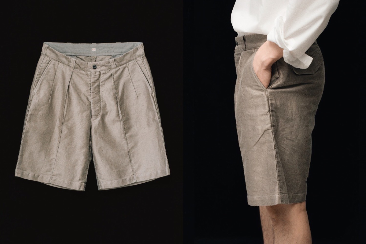 ウティのレショップ限定ショートパンツ、“リラクシングなシルエット”50'sアメリカのチノショーツ着想