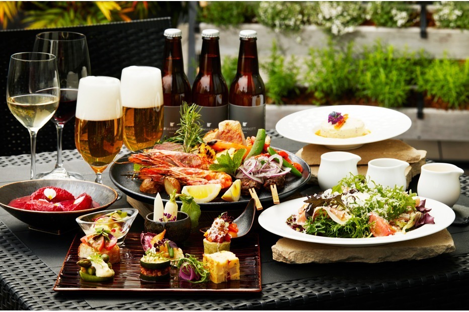 シャンパン(シャンパーニュ)｜JWマリオット・ホテル奈良“スパイス＆イタリアン”ビアガーデン、テラスでコース料理と楽しむ飲み放題