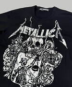 ジュンヤ ワタナベ「メタリカ」コラボ黒Tシャツ、アルバム