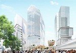 渋谷駅東側・宮益坂地区に新複合ビル3棟誕生 - 商業施設＆ホテル、渋谷ヒカリエと繋ぐ通路や広場も｜写真1