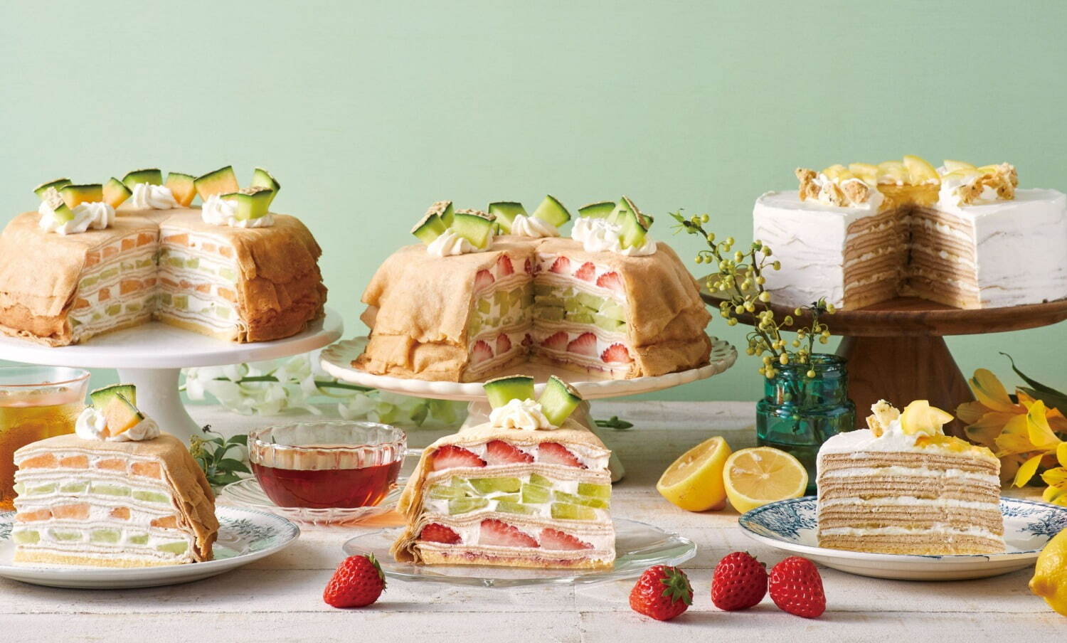 アフタヌーンティー・ラブアンドテーブル(Afternoon Tea LOVE&TABLE) レモンとアールグレイのミルクレープ｜写真1