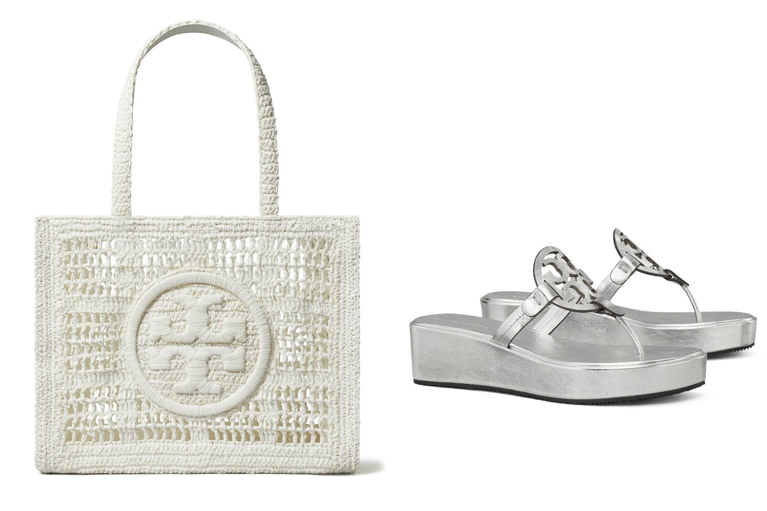 トリー バーチ24年夏新作、クロシェ編み「エラ トート」バッグや煌めく“ダブルT”厚底サンダルなど