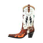 クリスチャン ルブタン“稲妻＆星”モチーフのウェスタンブーツやバッグ、カウボーイ柄ビーズ刺繍バッグも｜写真2