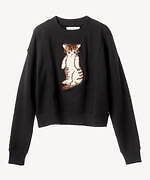 ミュベール“猫モチーフ”のかごバッグや刺繍カーディガン、“つぶらな瞳＆ふわふわ毛並み”を再現｜写真21