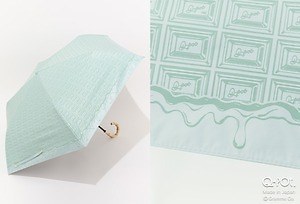 Q-pot.“チョコミントの板チョコ柄”ハートバッグ、とろけるデザインの晴雨兼用傘も｜写真5