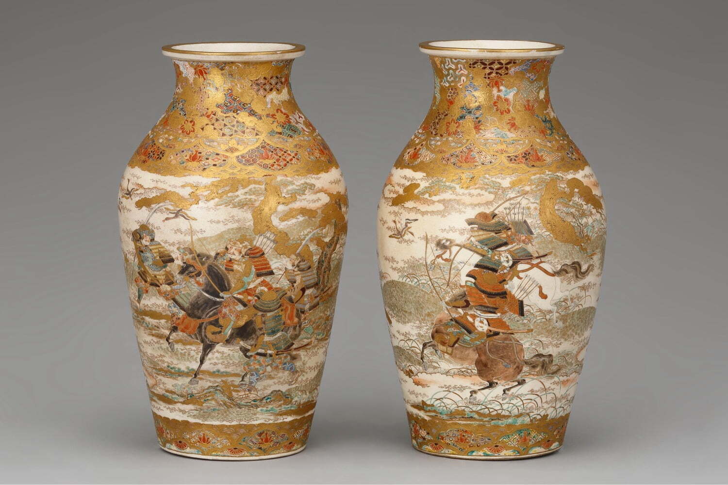 企画展「サツマの輝き」名古屋・横山美術館で - 金彩の輸出陶磁器“サツマ”を一挙公開