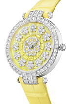 ハリー・ウィンストン“ひまわり”着想の腕時計、ダイヤモンド＆イエロー・サファイアが輝くダイヤル｜写真2