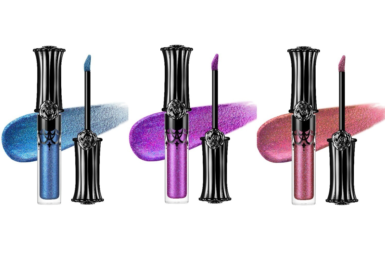 アナ スイ24年秋コスメ、“パールの輝きを秘めた”カラフルリキッドアイシャドウ