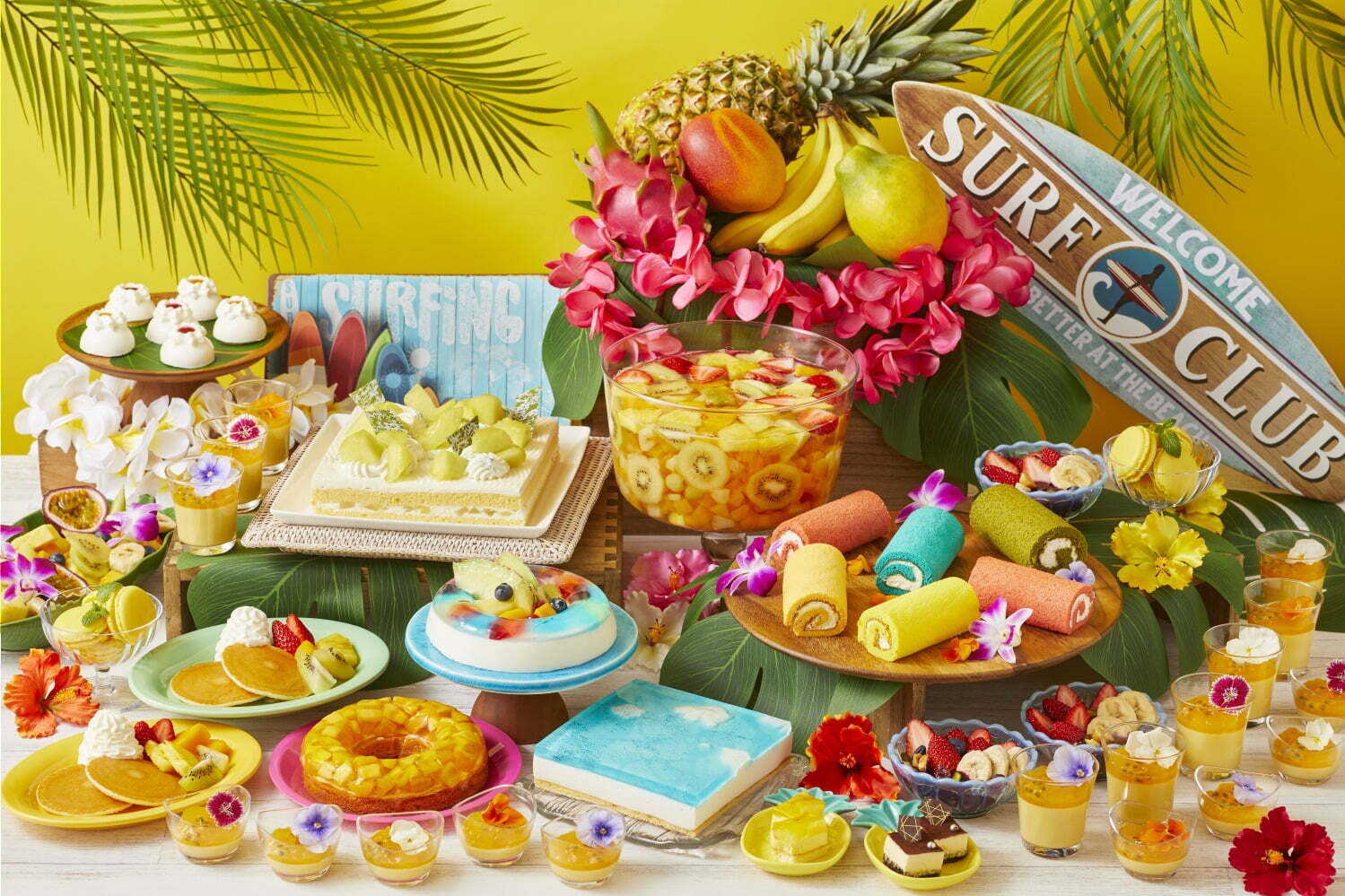 ハワイ｜リーガロイヤルホテル(大阪)「ハワイアンスイーツビュッフェ」“ドーナツ型”タルトやパンケーキ