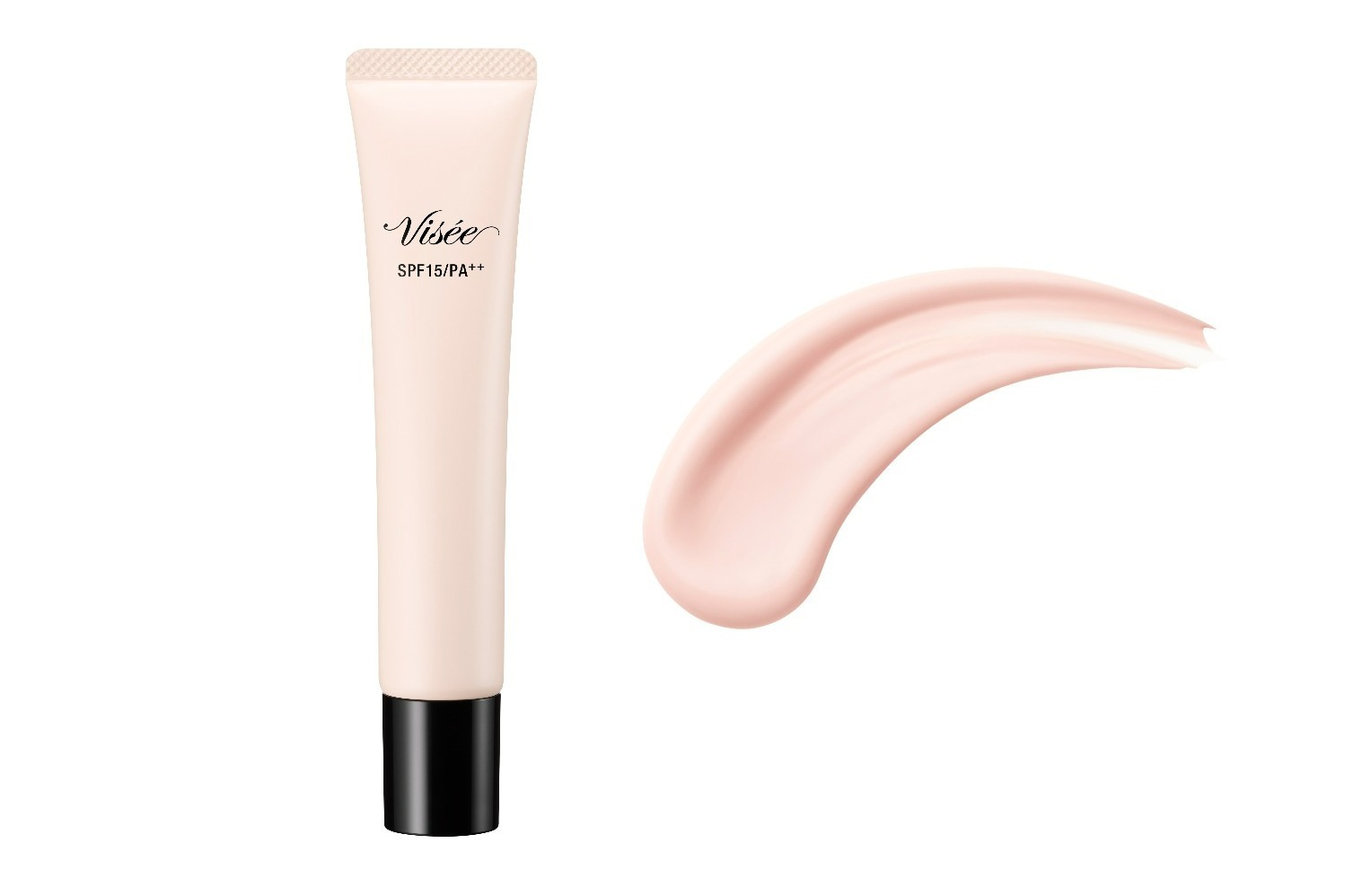 ヴィセ24年秋ベースメイク、“シアーな素肌感”ツヤ化粧下地に「シアーパールピンク」の限定色