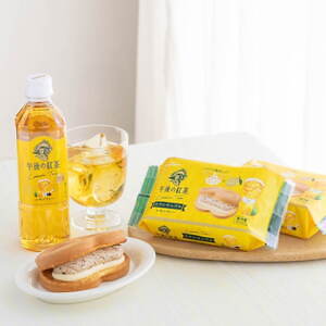 「午後の紅茶 レモンティー」紅茶ゼリー入りクリームでひんやり爽やかなスフレワッフルに、銀座コージーコーナーで｜写真1