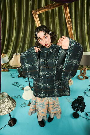 ハザマ(ha | za | ma) 2024-25年秋冬ウィメンズ&メンズコレクション  - 写真57