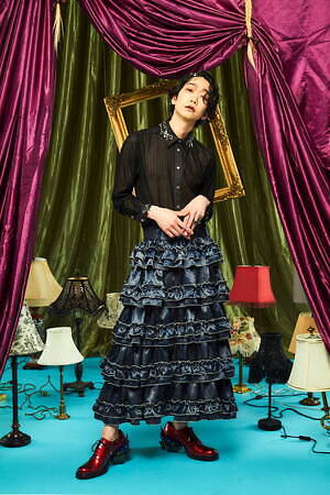 ハザマ(ha | za | ma) 2024-25年秋冬ウィメンズ&メンズコレクション  - 写真73