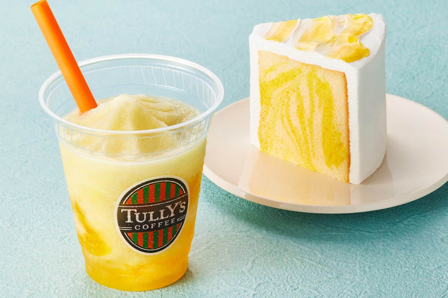 シフォンケーキ｜タリーズコーヒーの新作「宮崎県産 日向夏スワークル」甘酸っぱい日向夏のフローズンドリンク